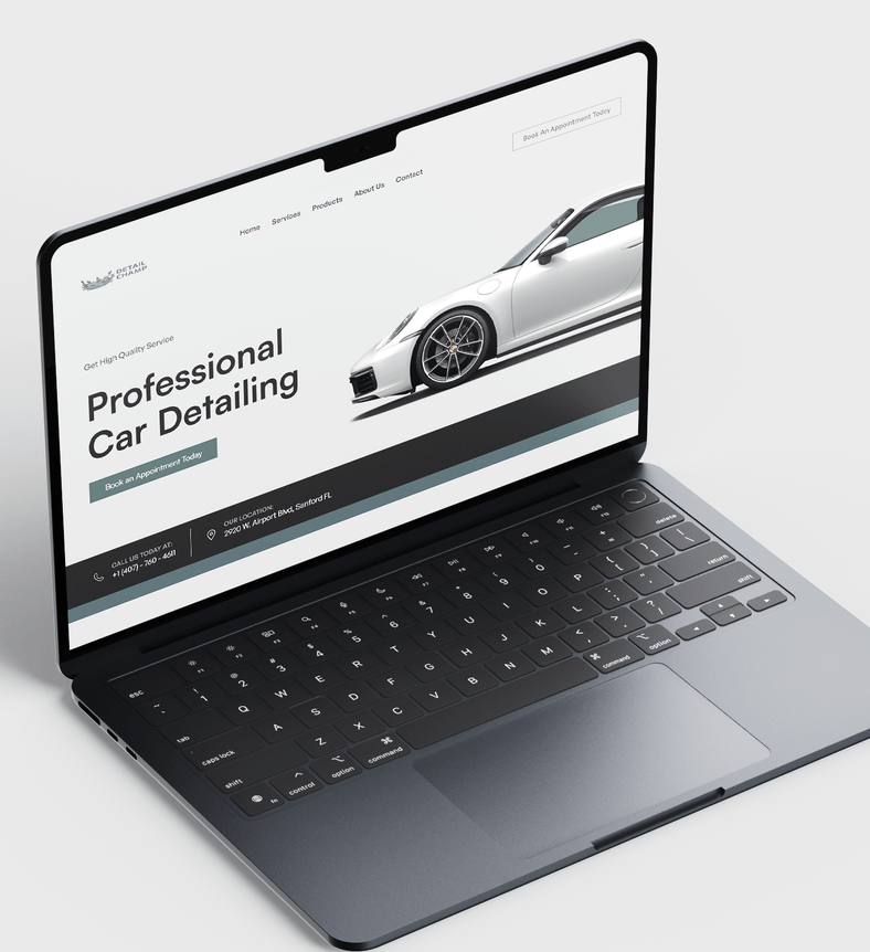 Sample web design project built by Elicit Marketing
